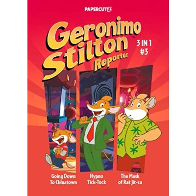 Afbeelding van GERONIMO STILTON REPORTER 3IN1 03: Collecting &#039;Going Down to Chinatown,&#039; &#039;Hypno Tick Tock,&#039; and &#039;The Mask of Rat Jit su&#039;