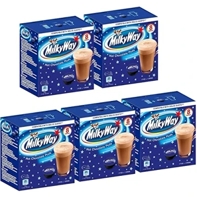 Afbeelding van Milky Way Warme Chocoladedrank (Dolce Gusto Compatible) 5x 8 Capsules