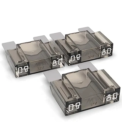 Afbeelding van Auprotec Maxi Platte stekkerzekering van 20 80 A, steekzekering, smeltzekering, selectie: wit, 3 stuks