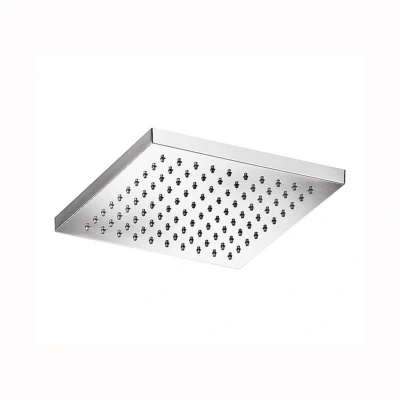 Afbeelding van HotBath Mate hoofddouche 20x20cm vierkant nikkel Geborsteld