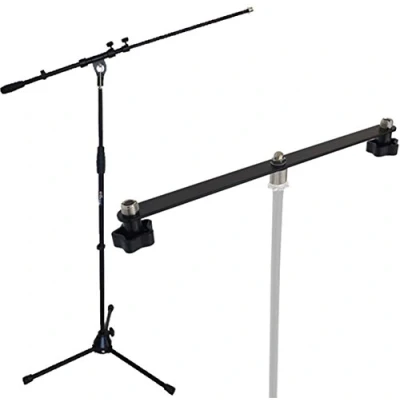Afbeelding van keepdrum Microfoonstandaard (MS106BK + STB01 stereo rail, zwart)