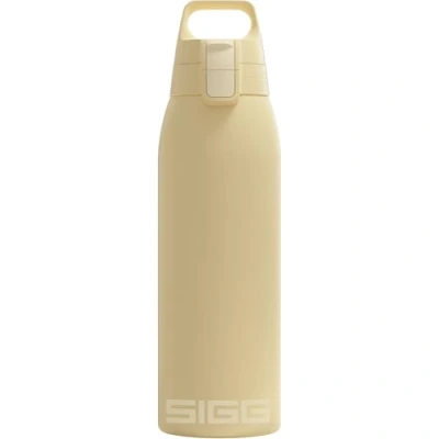 Afbeelding van SIGG Geïsoleerde drinkfles Shield Therm One Opti Yellow Geschikt voor koolzuurhoudende dranken Lekvrij Vaatwasmachinebestendig BPA vrij 90% gerecycled roestvrij staal Geel 1L