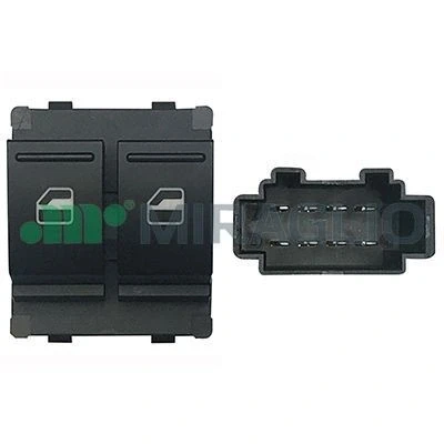 Afbeelding van MIRAGLIO 121/VKB76006 Schakelaar, raamopener Links voor VOLKSWAGEN: up! Hatchback (121, 122, BL1, BL2) 1.0, 1.0 EcoFuel, e Up, TSI