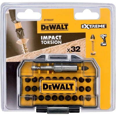 Afbeelding van DeWalt IMPACT Torsion compacte 32 delige schroefbitset DT70523T QZ