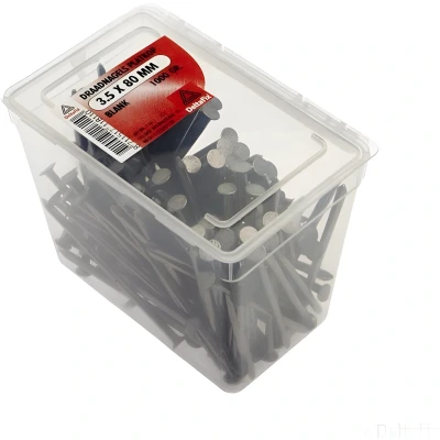 Afbeelding van Deltafix Draadnagels Platkop 3.5x80mm Blank 1000 Gr.