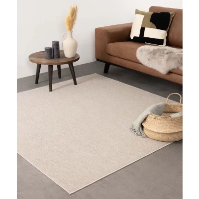 Afbeelding van Vierkant Tapijt/Vloerkleed Lush Crème 240x240 Cm