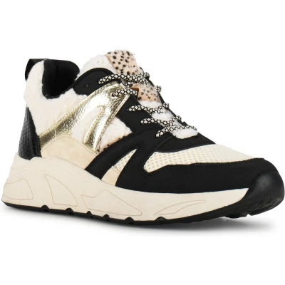 Afbeelding van POSH by Poelman chunky sneakers zwart/beige