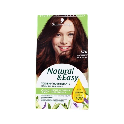 Afbeelding van Schwarzkopf Natural &amp; Easy Haarverf 576 Roodbruin