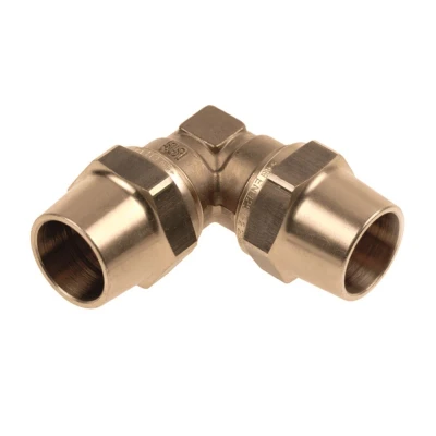 Afbeelding van Bonfix Belgas Messing kniekoppeling 22x22mm