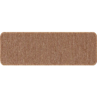 Afbeelding van vidaXL Trapmat Lichtgeel Polyester 25 x 60 cm Traploop Rechthoekig