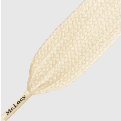 Afbeelding van Mr. Lacy Fatties Bigg Cream 130cm lang 25mm breed