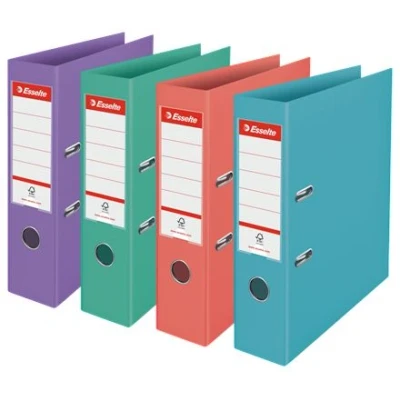 Afbeelding van Esselte ordner Colour&#039;Breeze, A4, PP, rug van 7,5 cm, assorti 10 stuks