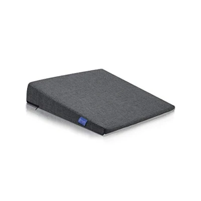Afbeelding van Comfortabel wigkussen voor bureaustoel Ergonomisch zitkussen stoel Stevig, vormvast Modern schuimrubberen zitkussen, stoelverhoger, kantoor, auto DYNMC YOU Premium Design, Zwart