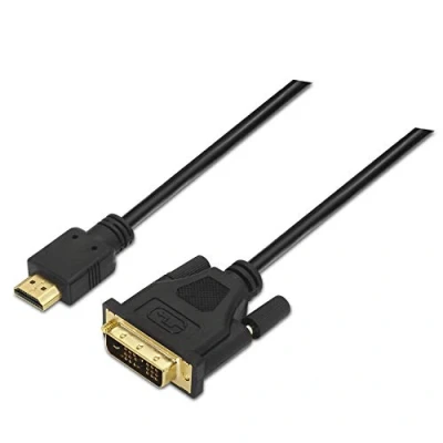 Afbeelding van Adapter HDMI naar DVI Aisens A117 0090 Zwart 1,8 m