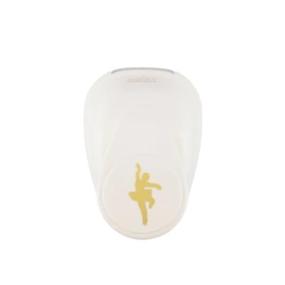 Afbeelding van Vaessen Creative Pons Ballerina, medium, motiefperforator van metaal en plastic, uitgestanst motief 12,8 x 24,7 mm, om te knutselen met papier