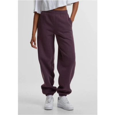 Afbeelding van Urban Classics Fluffy Dames joggingbroek XXL Paars