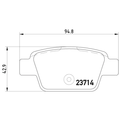 Afbeelding van HELLA 8DB 355 018 851 Remblokkenset Niet geschikt voor slijtage waarschuwingscontact Met remzadelschroef toebehoren ALFA ROMEO: MiTo