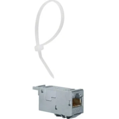 Afbeelding van Hager VU603NWH RJ45 inbouwmodule E Dat CAT 6A