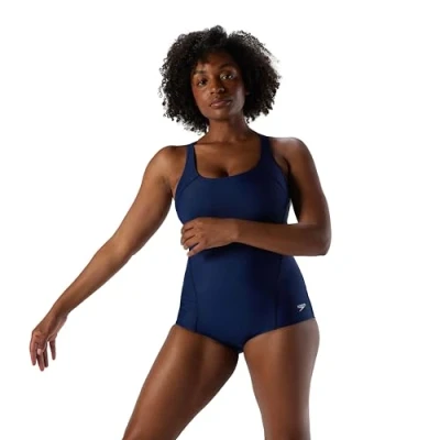 Afbeelding van Speedo Dames badpak uit één stuk PowerFlex Princess Seam Ultraback Conservatieve snit