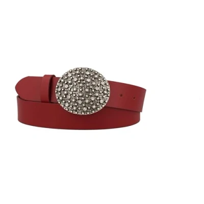 Afbeelding van Mgm riem dames rood 110