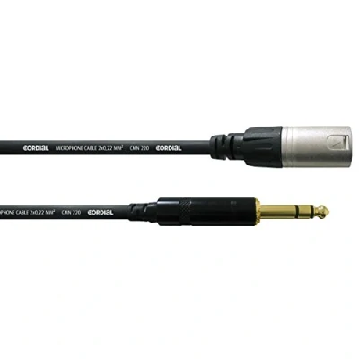 Afbeelding van CORDIAL Audiokabel XLR stekker/stereo stekker 1,5 m