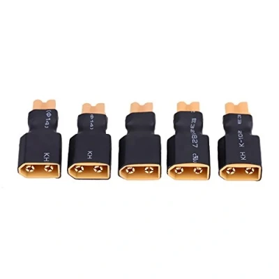 Afbeelding van 5 Pcs RC Drone Adapter Stecker, XT30 zu XT60 Batterie Konverter Stecker(XT30 Buchse auf Stecker)