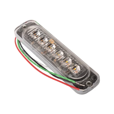 Afbeelding van Aanhangwagendirect Noodlicht LED 113x28x9,8 mm oranje 6 leds