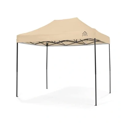 Afbeelding van All Seasons Gazebos 3x2m Heavy Duty volledig waterdicht pop up tuinhuisje met accessoirepakket beige