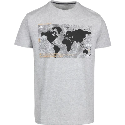 Afbeelding van Trespass T Shirt Chera Casual Printed Grey Marl M