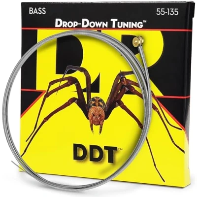 Afbeelding van DR Strings DDT5 55 Drop Down Tuning 135 set 5 snaren voor elektrische basgitaar