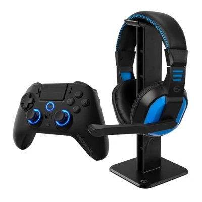 Afbeelding van Gaming afstandsbediending Zwart/Blauw Bluetooth PlayStation 4