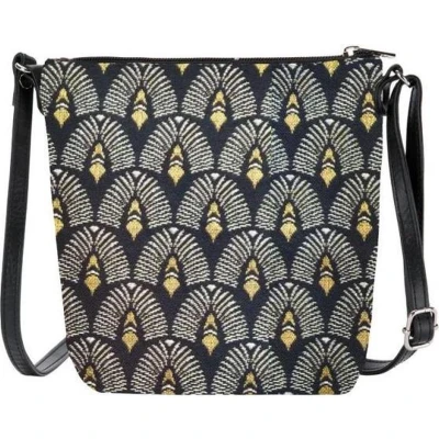 Afbeelding van Signare Elegant smal tasje Gobelin Schoudertas Luxor Art Deco Style