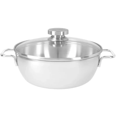 Afbeelding van Demeyere Apollo Sudderpan met glazen deksel 24cm