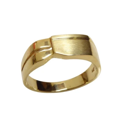 Afbeelding van Christian gouden cachet ring