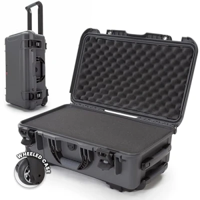 Afbeelding van Nanuk 935 Waterdichte Hard Case met Wielen en Foam Insert voor Sony Spiegelloze Camera&#039;s Lenzen Grafiet