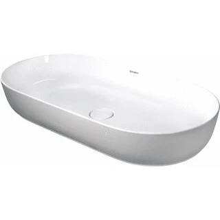 Afbeelding van Duravit Luv opzetwastafel 80 x 40cm zonder kraangat wit