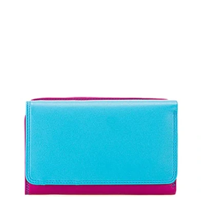 Afbeelding van Mywalit Medium Tri Fold Wallet Outer Zip Portemonnee Liguria