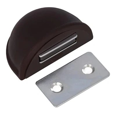 Afbeelding van AMIG Deurstop/deurmagneet D48mm zelfklevend bruin Deurstoppers