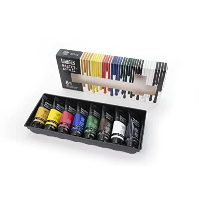 Afbeelding van Liquitex Basics Acrylic Colour Set 8x75ml