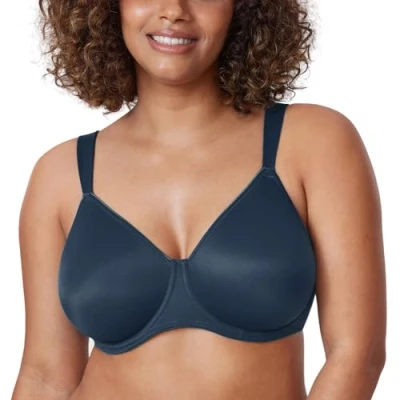 Afbeelding van DELIMIRA Minimizer beha Voor Dames Met Volledige Dekking Plus Size Niet gewatteerde Steun Sargasso 85F