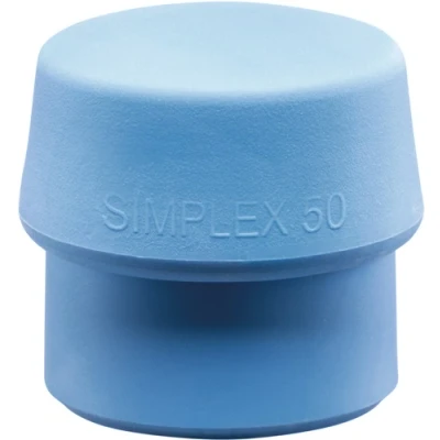Afbeelding van Halder Kunststofhamerkop kop d. 80 mm TPE soft blauw zacht 1 stuk 3201.080