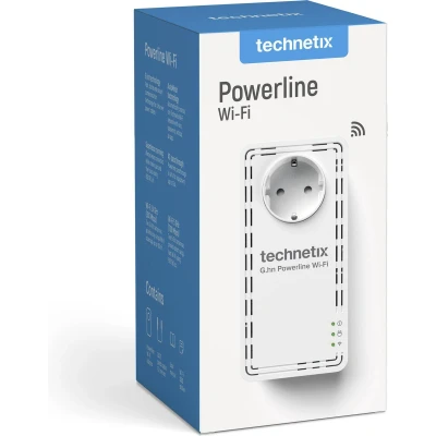 Afbeelding van Powerline adapter Technetix 1 poort (1 Gbps, Wifi)