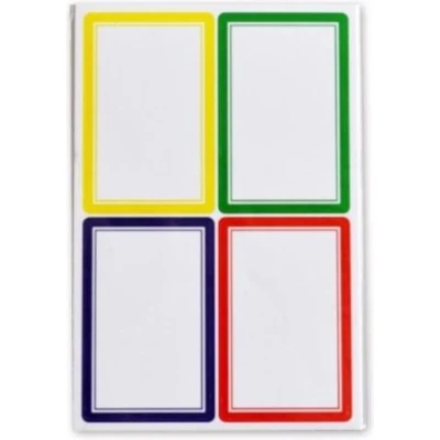Afbeelding van Soho Schooletiketten Gekleurd 35 X 52 Mm 5 Vellen à 4 Stuks