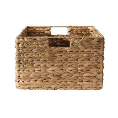 Afbeelding van CALICOSY Waterhyacint mand met metalen frame hoogte 20 cm