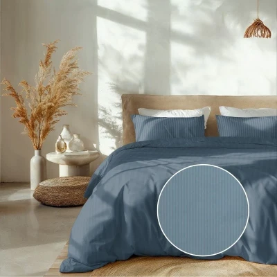Afbeelding van Heckett Lane Dekbedovertrek Banda Colonial Blue 260 x 200/220
