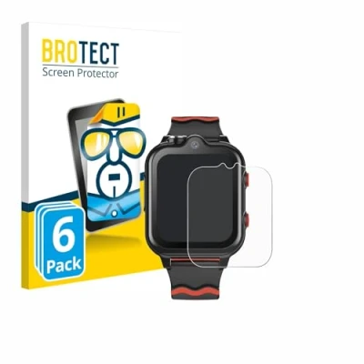 Afbeelding van BROTECT Schermbeschermer helder, Smartwatch beschermfolie, Transparant
