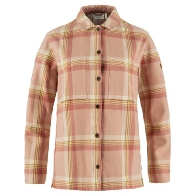 Afbeelding van Singi Flannel Blouse Dames Chalk Rose Dusty 700 S Roze Outdoor Shirt