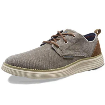 Afbeelding van Skechers Status 2.0 Pexton bootschoenen voor heren, Taupe Doek, 41.5 EU