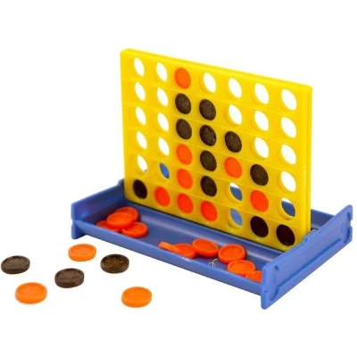 Afbeelding van Vier op een rij spel reisspel mini editie 4 reiseditie