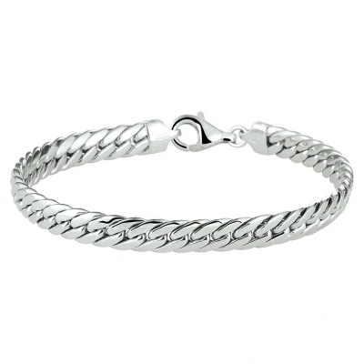 Afbeelding van Zilver Gerhodineerd Armband Gourmet 6,0 Mm 19 Cm 1332727